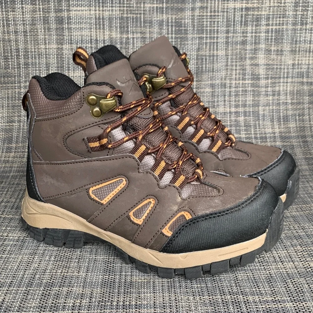 Deer Stags Drew Boot - Brown Hiking Outdoor Shoes Kids size 13.5 - Picture 1 of 12